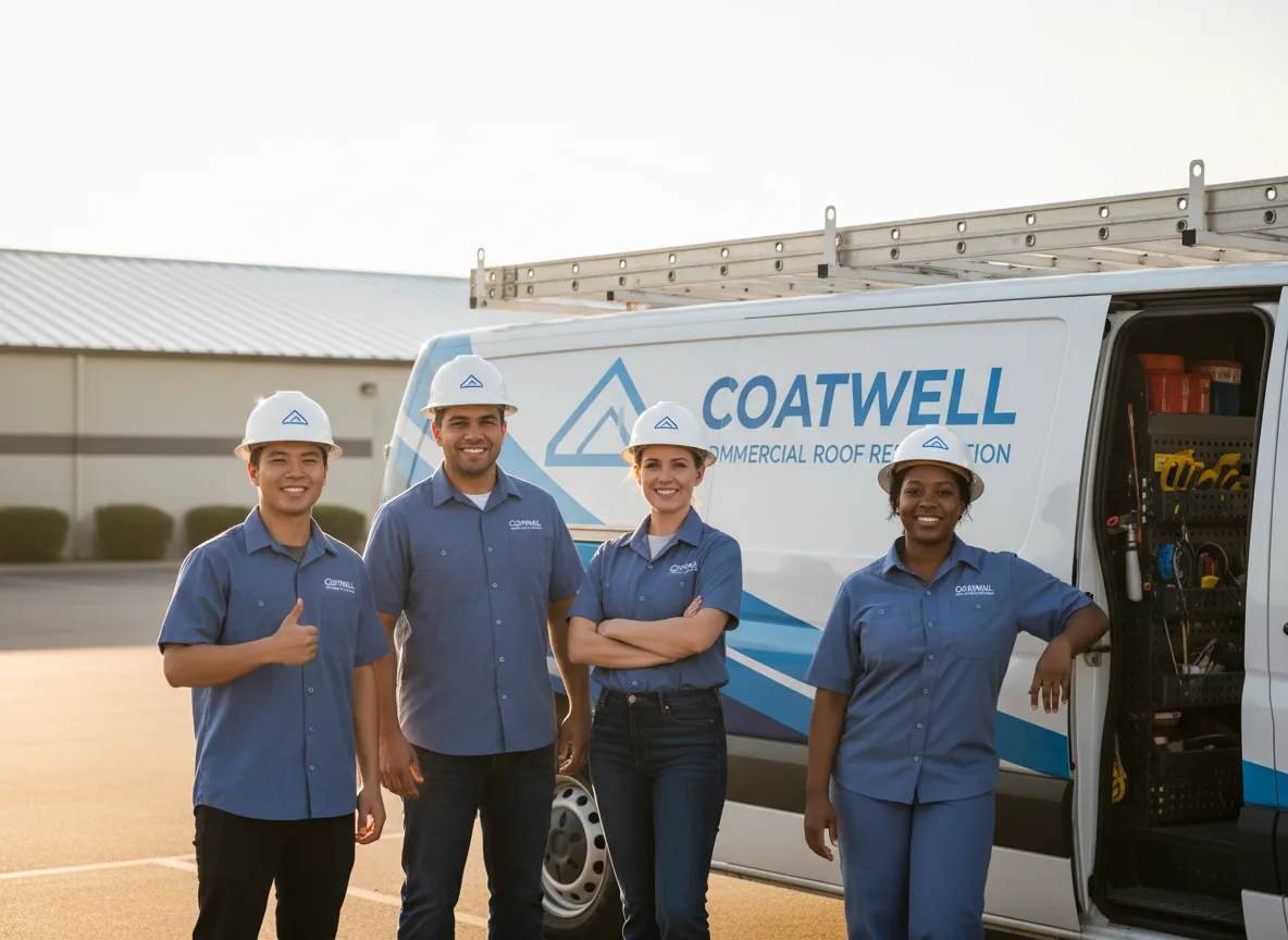 Commercial roof coating company in Dovray, MN